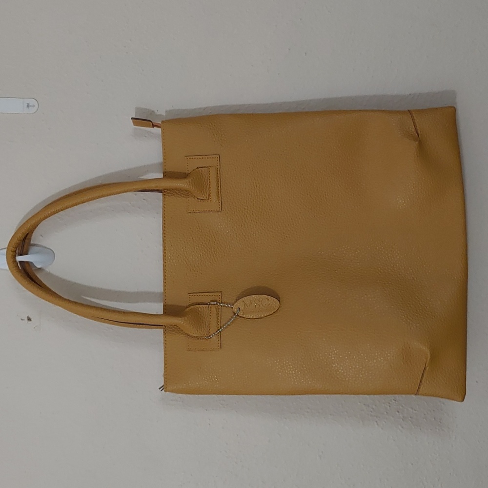 Mainstreet Collection Faux Leather Tote